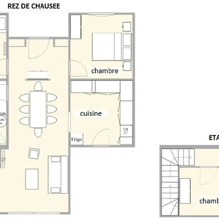 度假居 Maison 8pers 250m Clim-wifi *